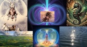 Shea Stewart and Emma Loftus discussing biodynamic craniosacral therapy to enhance fluid intelligence in horses.